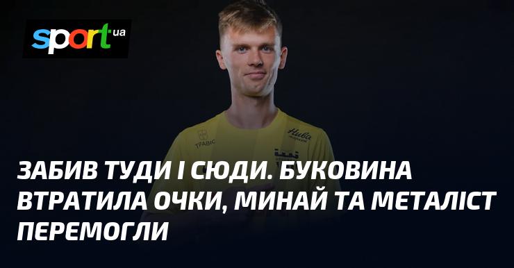 Змагання розвернулися на повну силу: Буковина не змогла здобути очки, тоді як команди Минай і Металіст святкували перемогу.